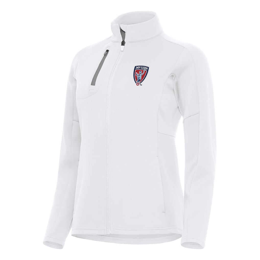  Indy Eleven Antigua Women's Generation Full-Zip Jacket - White